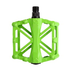 Highly Light Cycling Platform Pedals Ideal for Long -Term Distance Danger (Green)