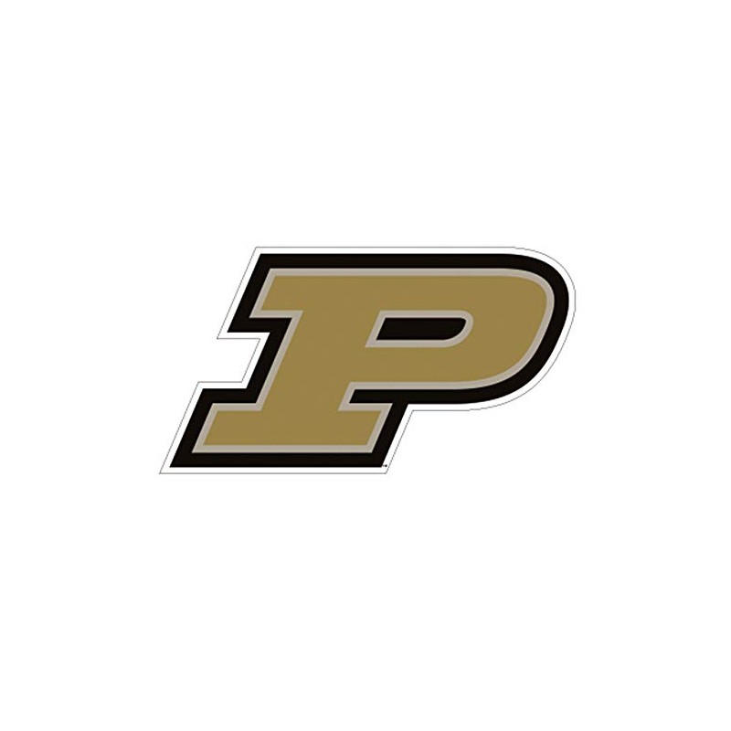 Craftique Purdue Decal (P Decal (3''4''6''12''18''), 4")