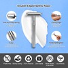Premium Heavy-Weight Safety Razor for Men – Swedish Steel Blades,