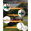 6 Nozzle ATV/UTV Sprayer Boom Kit with 2 Heavy-Duty Hooks,