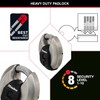 MASTER LOCK Heavy Duty Disc Padlock, Security level 8/10, Outdoor,