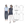 Style Arc Sewing Pattern - Teddy Designer Top (Sizes 04-16)