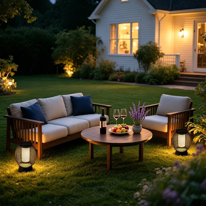 Solar Lanterns Outdoor Waterproof Garden Decor Gifts for Women Mom