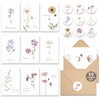 AUDREE 50 Pcs Sympathy Cards with Envelopes (4"x6") - Bulk