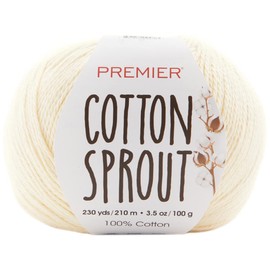 Premier Yarns Cotton Sprout Yarn-Cream