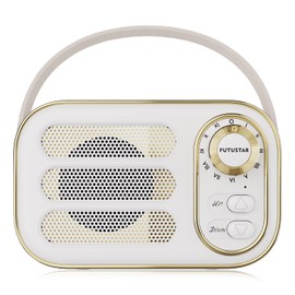 Vintage Bluetooth Speaker,Retro Home Decor,Aresrora Small Wireless Bluetooth Speaker, Cute Old Fashion Style Vintage Decor for Kitchen Desk Bedrooms Office Party Home, Gift for Friend