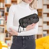 Mnsruu Black Grey Cats Pencil Case Large Capacity Pen Pouch