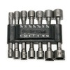 GOSONO 14pcs 1/4'' hex shank Metric & Standard SAE Socket
