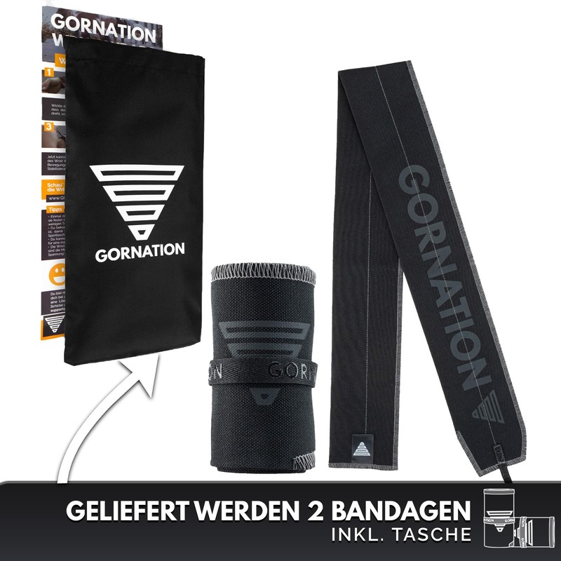 GORNATION Wrist Wraps, Performance Wrist Wraps for Fitness, Calisthenics &