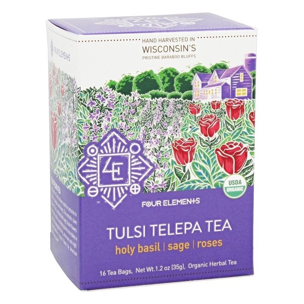 Tulsi Telepa Tea, USDA Certified Organic Herbal Tea, produced by