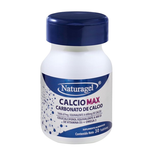 CALCIO Carbonato de Calcio con Vitamina D3 y Omega 3