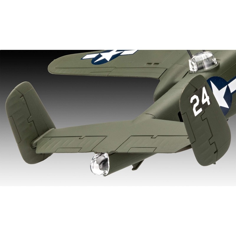 Revell Easy-Click 03650 B-25 Mitchell 1:72 Scale Unbuilt/Pre-coloured/Click-Together (Non-Glue) Plastic