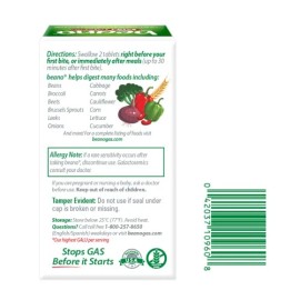 Beano Food Enzyme Dietary Supplement | Help Digest Gas-Causing Foods 150 Tablets