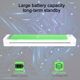 YOULABLE Tattoo Stencil Machines,Thermal Tattoo Stencil Printer,Bluetooth Wireless Stencil Printer for Tattooing Compatible with Smartphone (White)