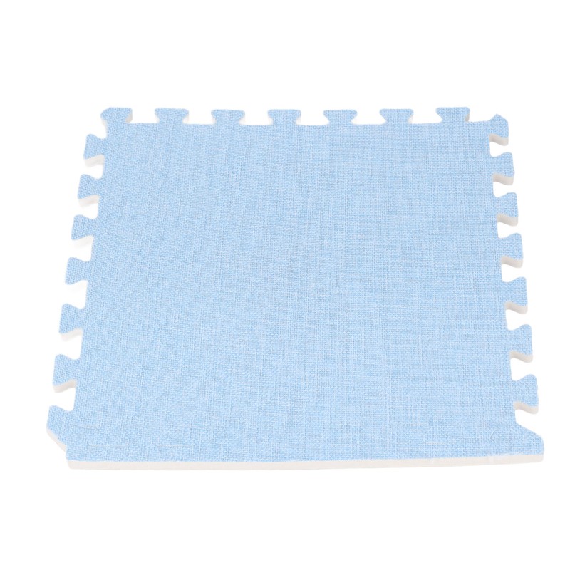 Cotton Linen Interlocking Mat Thicken Soundproofing Cuttable Patchwork Puzzle Foam