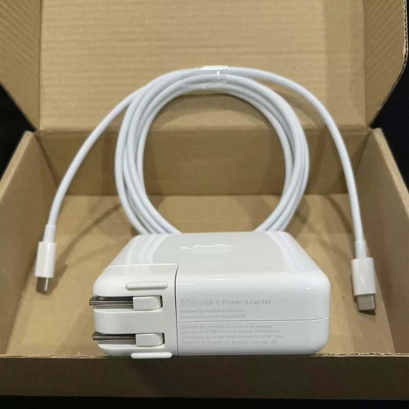 For Apple Original 87W USB-C Adapter Charger for Apple MacBook