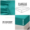 Fitted Bed Sheets King Size (150x200 cm) - Breathable Fitted