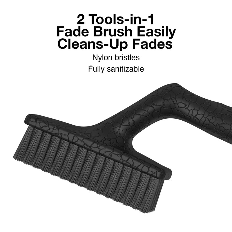 Olivia Garden Barber Fade Duster, Recycled ABS Handle, Professional Dust