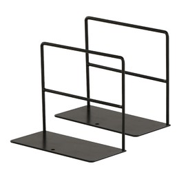 2pcs Bookends Bookshelf Iron Multi-functional Simple Reading Book Storage Book Delivery 3-5 Working Days