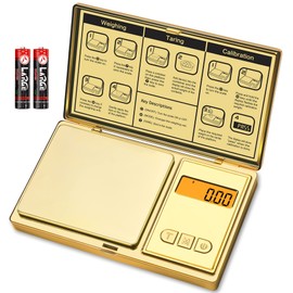 GRAM PRES Digital Pocket Scale 300g/0.01g Accuracy，Small Jewelry Coin Powder Scales Digital Weight Grams and oz, Digital Gold Gram Scale with LCD
