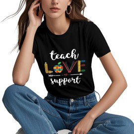 Teacher Shirts Women Teacher Graphic Tees in My Teacher Era Shirt Kindness Teach Shirt Teacher Inspire Top