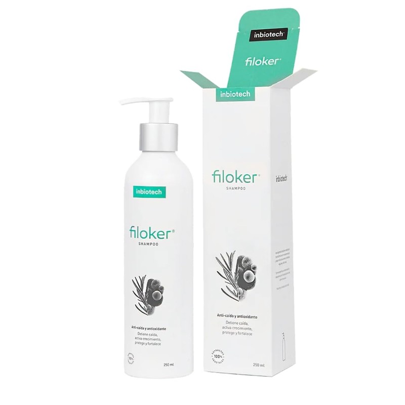 Filoker Shampoo 250ml - Detiene la Caída - Activa el
