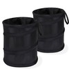 Ginsco Ginsco 2Packs 2 Gallons Stand Car Trash Can, Open-Top