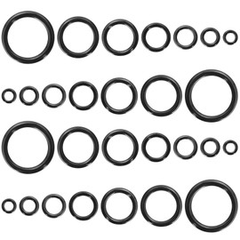 50Pcs Fishing Rod Eyes Repair Kit,7 Sizes Rod Ceramic Guides Ring Set,6mm to 23.7mm,Fishing Rod Ceramic Guides Ring Set Fishing Accessories