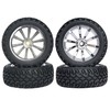 KINGCOO RC Car Tyres and Wheels Set, 4 Pieces 75
