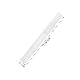 FRCOLOR 10pcs Refillable Transparent Pens Cuticle Oil Applicators Nail Care Oil Containers Essential Cosmetic Lip Gloss Tubes Multi-Functional Beauty Tools