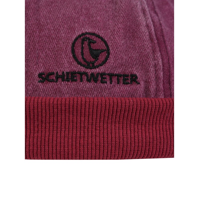 SCHIETWETTER Mens Dockerscap Sailor Harbor Hat 100% Cotton, bordeaux