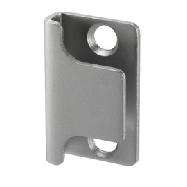 Cubicle Lock Keep Satin Anodised Aluminium for 13mm & 20mm Partition U Shaped Lock Keep