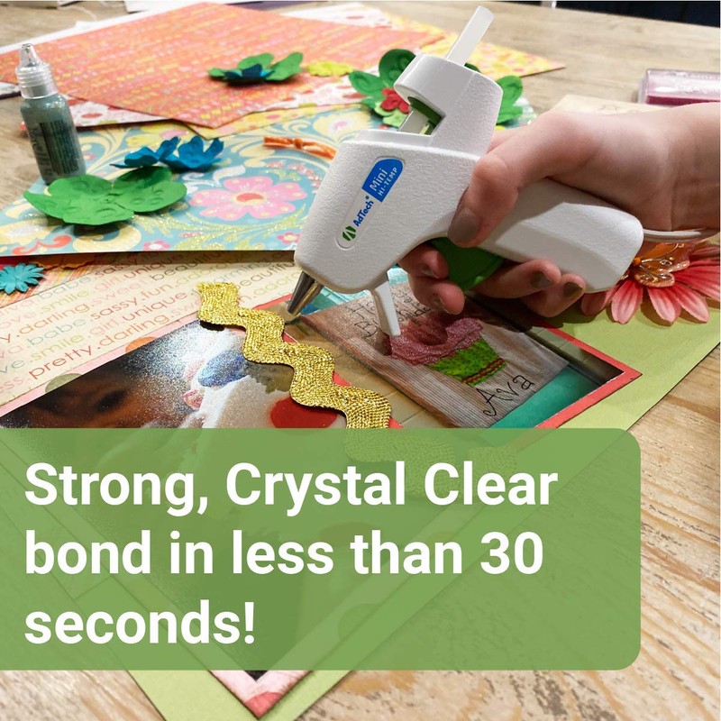 Adtech 220-34ZIP100 Multi Temp Mini Hot Glue Sticks, 4-Inch, 100-Pack,