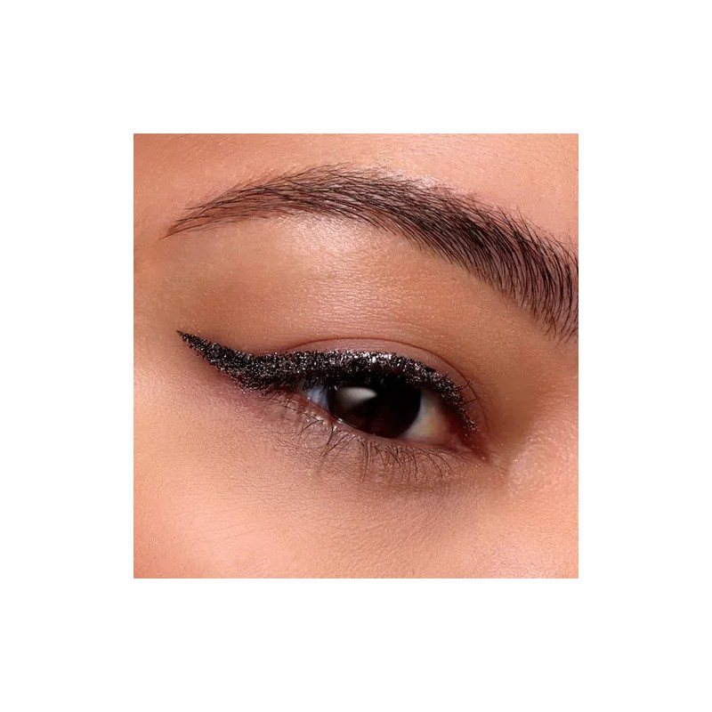 Delineador Líquido Moira Cosmetics Con Glitter Tono 002 After dark