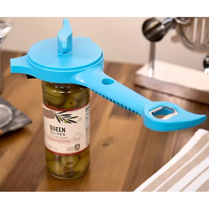Kuhn Rikon 5-in-1 Multi Purpose Jar & Bottle Opener WHITE