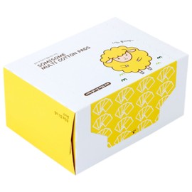 Somisome Multi 5-ply Cotton Pads, 80 Pieces, 3 Pieces / 소미썸 멀티 5겹 화장솜, 80개입, 3개