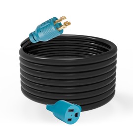 Welder Adapter Cord, L14-30P Twist-Lock Male to 6-50R Female, 4 Prong 30 Amp to 3 Prong 50 Amp Generator to Welder Adapter Power Cord, 10 AWG Heavy Duty,ETL Listed (15FT)