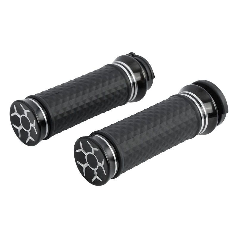 TCT-MOTORPARTS 1" Handlebar Hand Grip Fits for Harley Touring Street