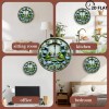 Emotional Connection 25x25cm Wooden Clock Functional and Meaningfulsheet size: 25*25cm/9.843*9.843inch,
