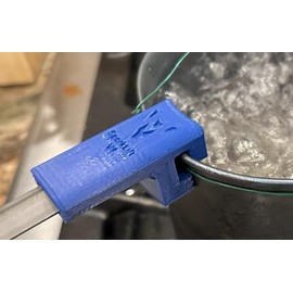 Minimalist Gear Co SporkLift Pot Lifter Hiking Camping Backpacking Utensil, PTEG Material, Ultralight 0.6 oz, Heat-Resistant, Available in Blue, Gray, Orange, Black, Red, Green, Made in USA (Orange)