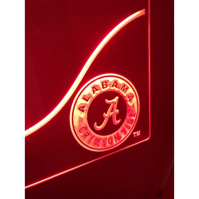 Alabama ROLL TIDE LED Light Sign for Game Room,Office,Ba
