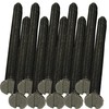 Black Nickel Flat Head Long Electrical Socket Switch Screws (10,