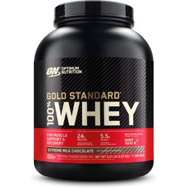 Optimum Nutrition Gold Standard 100% Whey Protein Powder, Extreme Milk Chocolate, 5 Pound (Packaging May Vary)