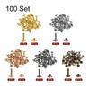 QUARKZMAN 100 Sets Leather Rivets 7 mm x 10 mm