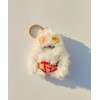 Pugler Sasquatch White Keyring