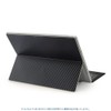 wraplus Skin Seal Compatible with Surface Pro9 [Black Carbon] Back
