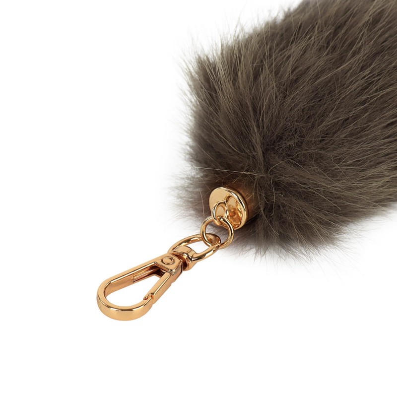 Izemisonico Tail Key Chain, Fox's Tail, Fur Key Chain Accessory,