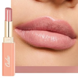 Oulac Oulac Nude Pink Lipstick - Moisture Shine Lipsticks for Women & Tinted Lip Balm for Dry Lips, Medium Coverage Lip Color | Juicy Look, Glossy Finish, Vegan, Cruelty-Free, Tenderness (14)