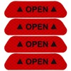 4 x Car Door Reflective Warning Sticker Rear Reflector Safety