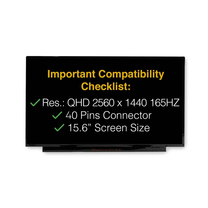 LCDBros Replacement Screen for Dell Alienware M15 R7 QHD 2560x1440